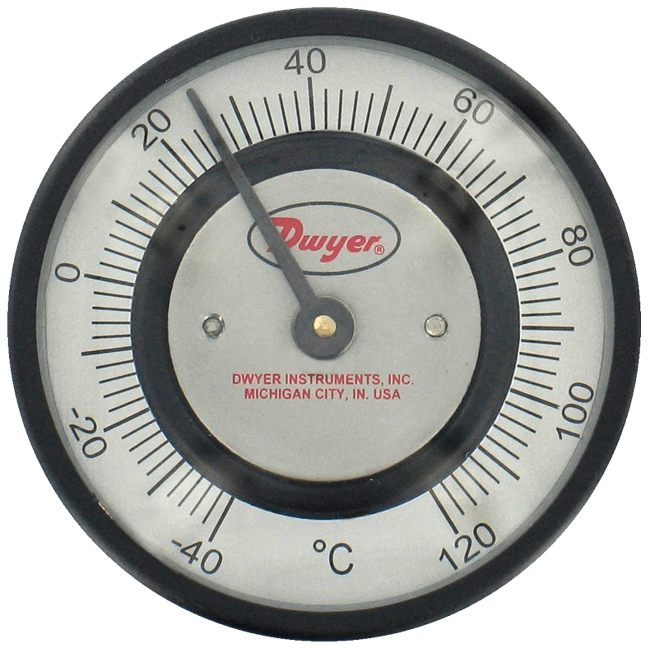 Dwyer Pipe-Mount Bimetal Surface Thermometer, Series STC